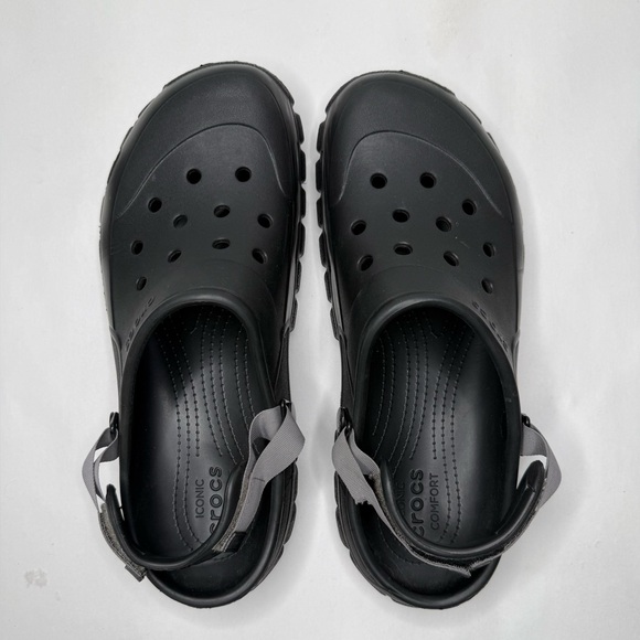 Crocs Offroad Sport Clog Black/Graphite Mens Size 15 Traction Adjustable Slip On - Picture 5 of 15
